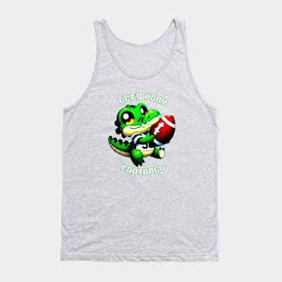 Let's Play Football Cute Gator Tank Top